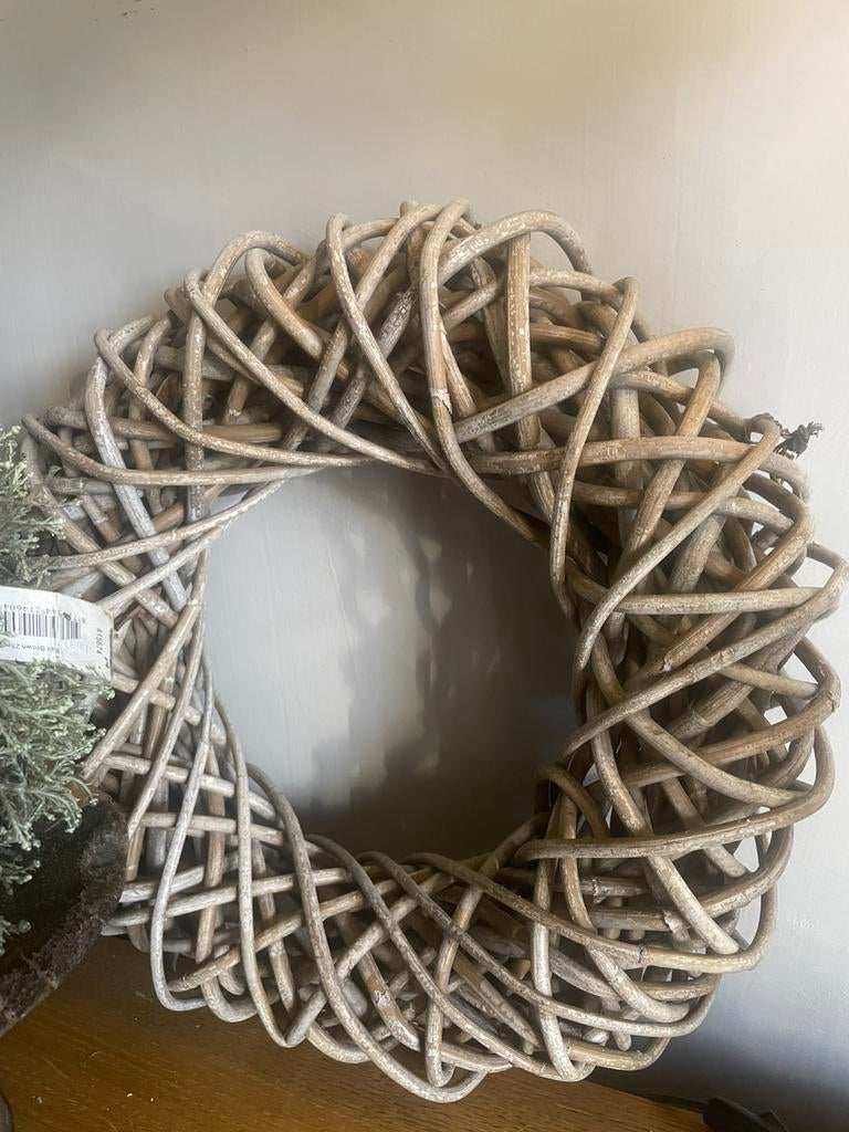 Rieten krans 40cm, ., Nieuw, Ophalen of Verzenden, .