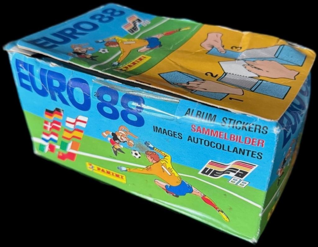 Panini Euro 88 Lege Sticker Doos Origineel EK 1988, Verzenden, Gebruikt