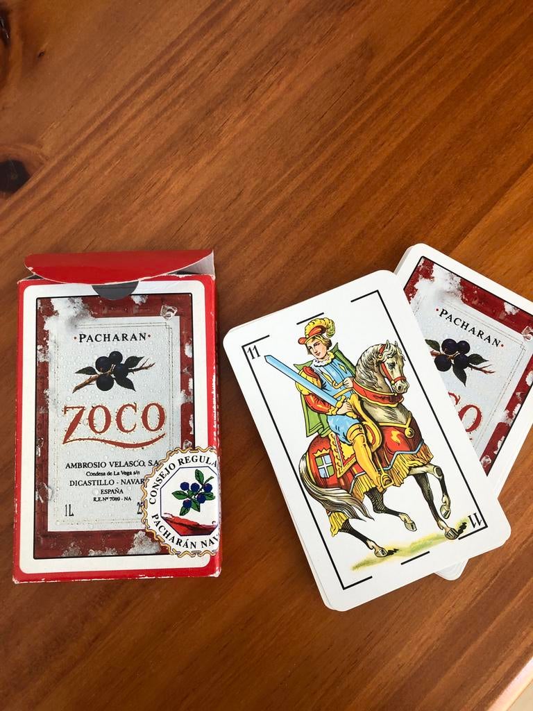 Zoco Pacharan Spanish deck - kaartenset, Verzamelen, Speelkaarten, Jokers en Kwartetten, Ophalen of Verzenden, Zo goed als nieuw