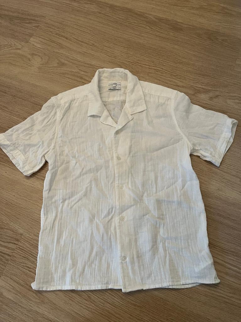 Hemd wit Jules - maat S (14 jaar), Overhemd of Blouse, Ophalen of Verzenden, Zo goed als nieuw, Jongen