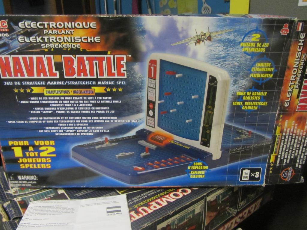 Zeeslag spel, Een of twee spelers, Ophalen, Gebruikt