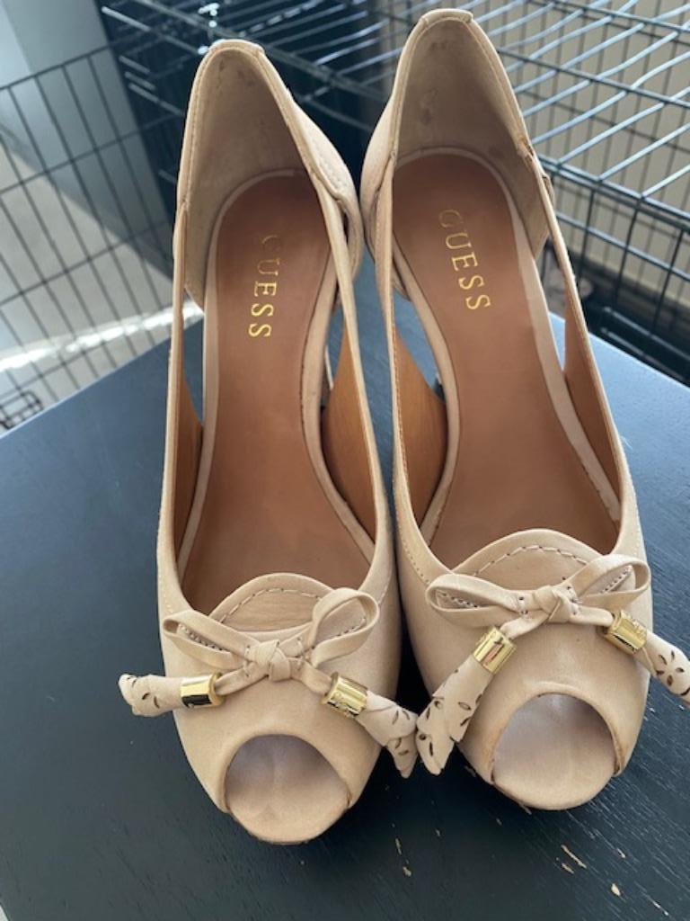 Guess schoenen maat 37, Guess, Beige, Chaussures à haut talons, Comme neuf