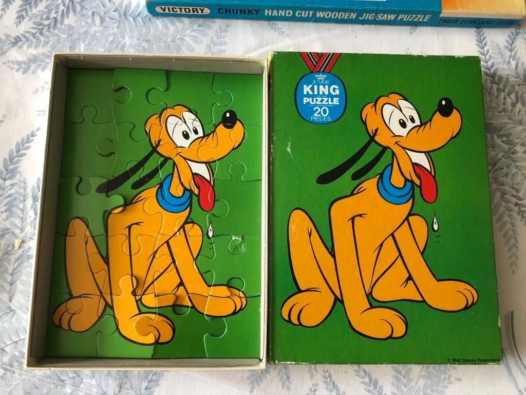 Puzzle King Disney - 20 pièces - Pluton, Enlèvement ou Envoi