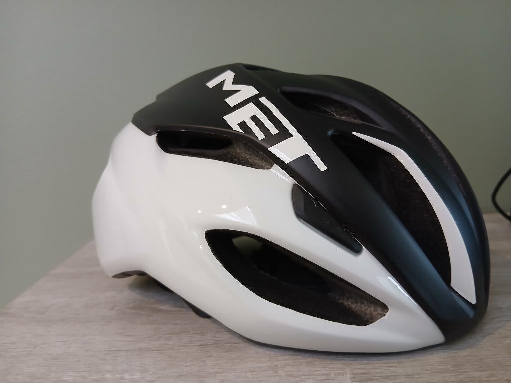 MET Rivale fietshelm, Fietsen en Brommers, Ophalen, Gebruikt, Heer, Overige maten