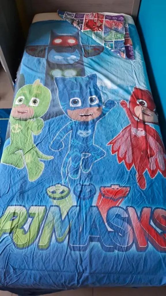 PJ Masks pyjamahelden dekbedovertrek + kussensloop, Kinderen en Baby's, Ophalen of Verzenden, Dekbedovertrek