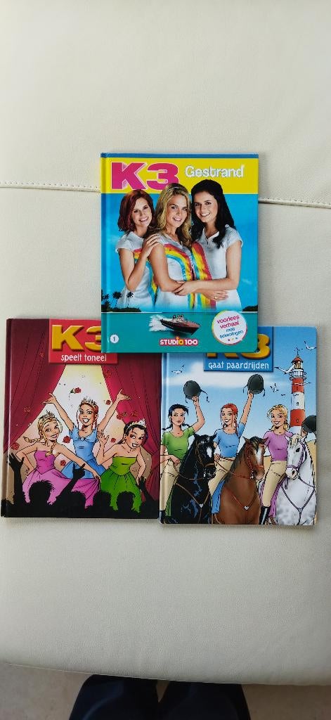 set van 3 boeken K3, Boeken, 5 of 6 jaar, Fictie algemeen, Jongen of Meisje, Ophalen