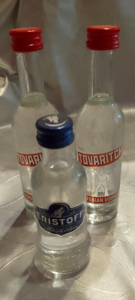 Kleine flesjes vodka, Verzamelen, Ophalen of Verzenden, Zo goed als nieuw, Flesje(s)