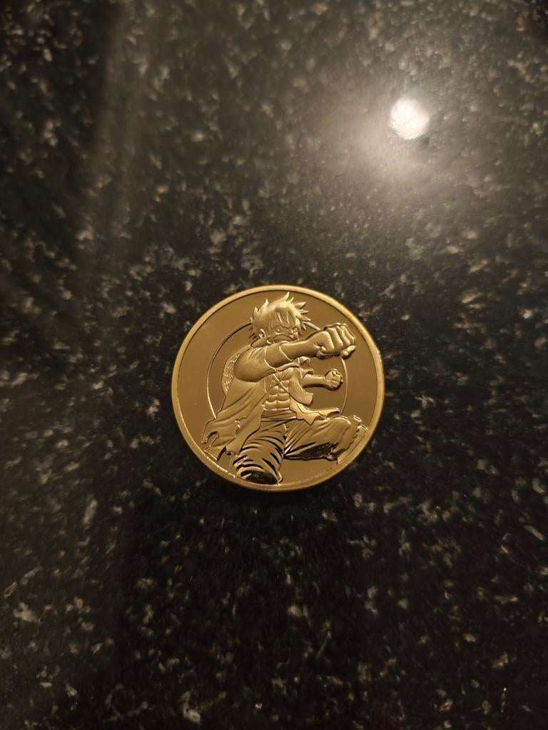 One Piece Luffy munt, Enlèvement ou Envoi, Monnaie