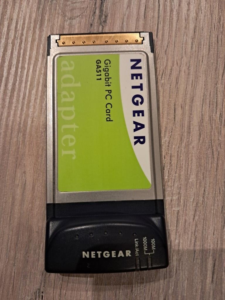 Netgear Gigabit PCMCIA Card GA511, Computers en Software, Ophalen, Gebruikt, Intern