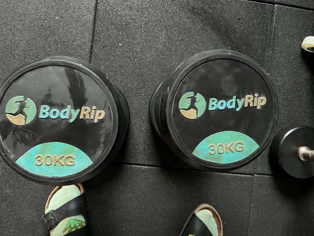 bodybuilding, Sport en Fitness, Ophalen, Zo goed als nieuw, Rug, Halterset