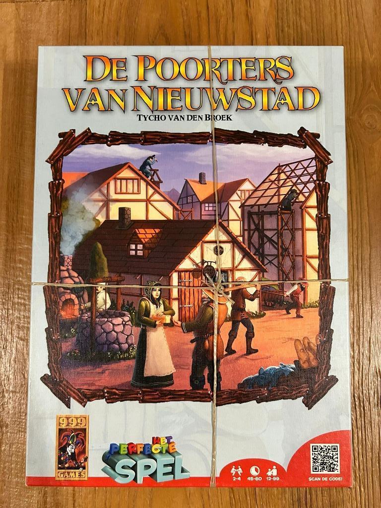 Bordspel - De poorters van Nieuwstad, Hobby en Vrije tijd, Gezelschapsspellen | Bordspellen, Zo goed als nieuw, Een of twee spelers