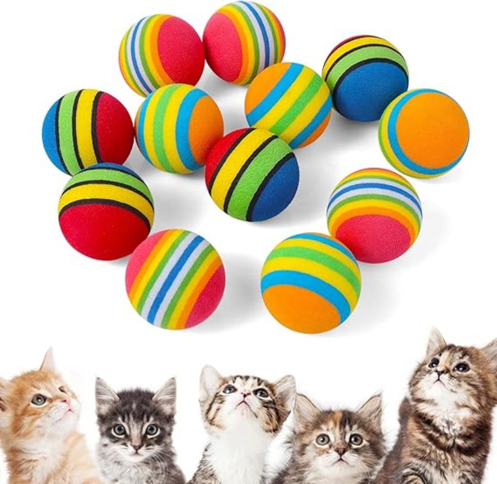 12 stuks grote interactieve bal SNELLE GRATIS LEVERING, Dieren en Toebehoren, Kattenspeelgoed, Nieuw, Overig speelgoed, Verzenden