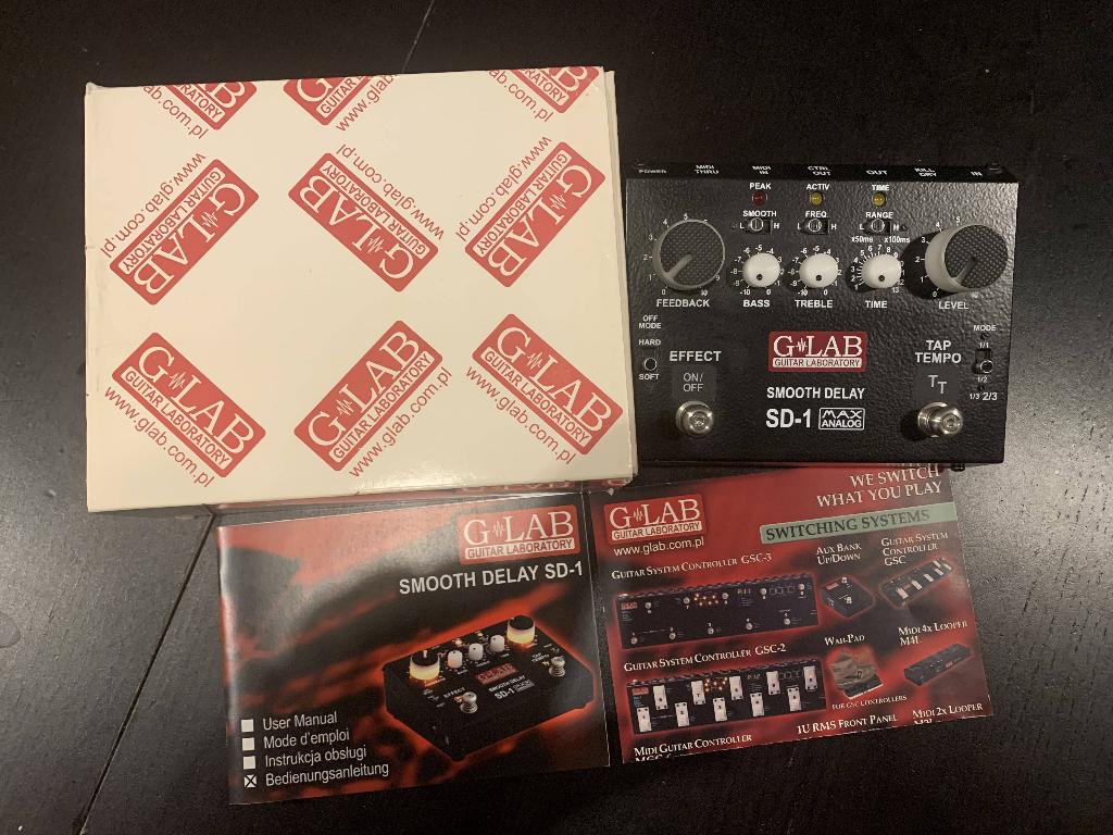 G-Lab Smooth Delay SD-1, Musique & Instruments, Effets, Enlèvement ou Envoi, Comme neuf, Delay ou Écho