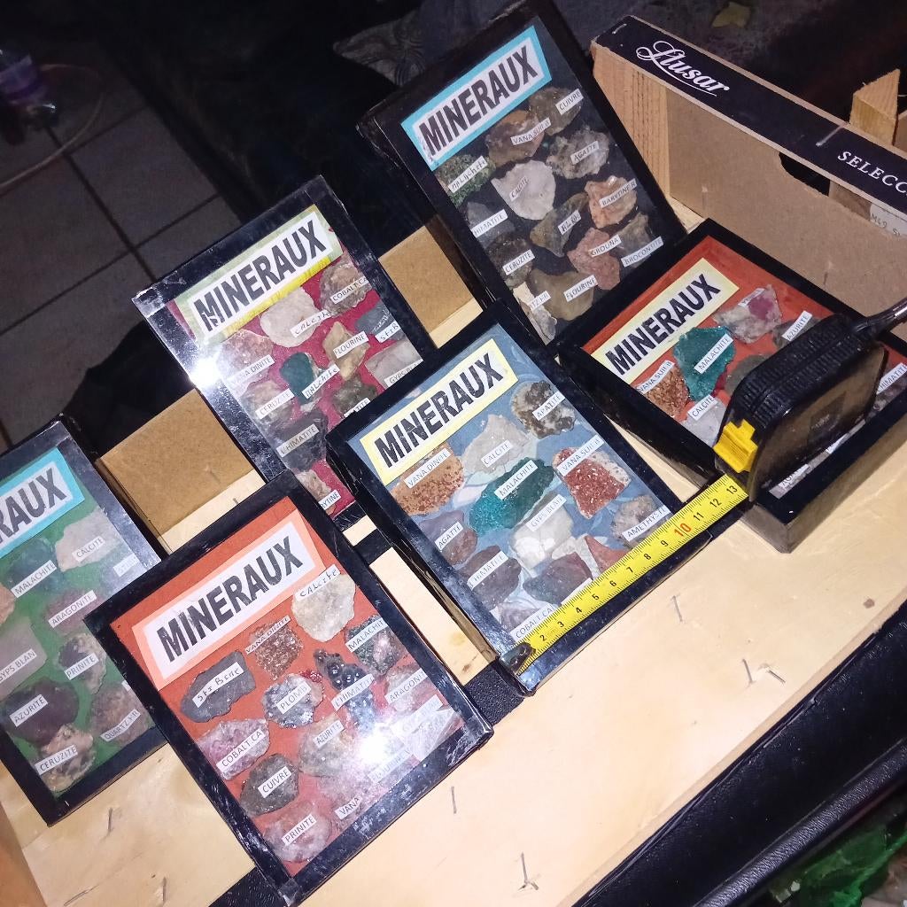 Coffret 16 Minéraux de collection, Enlèvement, Minéral