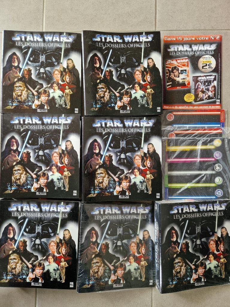 Star Wars ATLAS Les Dossiers Officiels Collection Complète -, Collections, Star Wars, Utilisé, Livre, Poster ou Affiche, Enlèvement ou Envoi