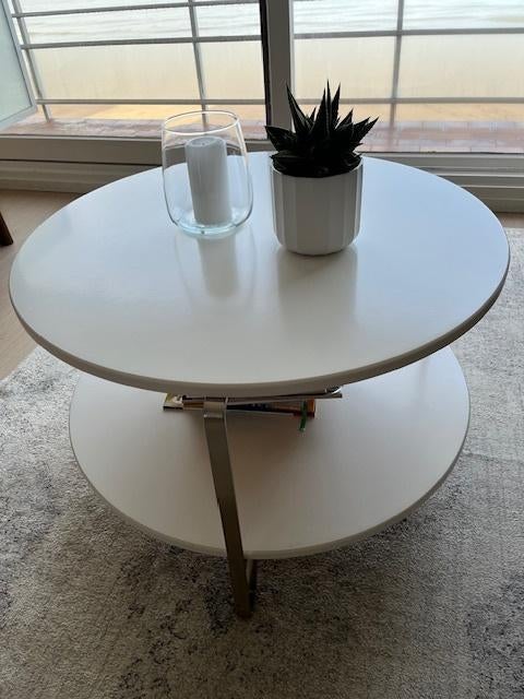 salontafel, Ophalen, 50 tot 75 cm, Rond, 50 tot 100 cm