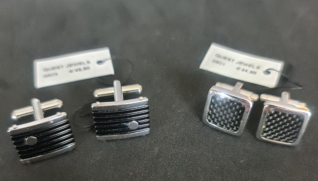 Manchetknopen (2 verschillende modellen) - NIEUW!, Handtassen en Accessoires, Manchetknopen, Ophalen of Verzenden, Nieuw, Overige materialen