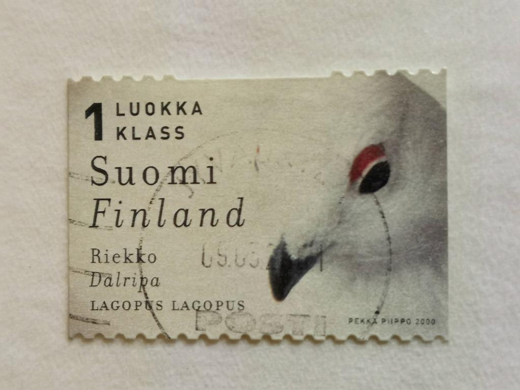 Finland 2000 - vogels, Postzegels en Munten, Ophalen of Verzenden, Gestempeld, Dier of Natuur