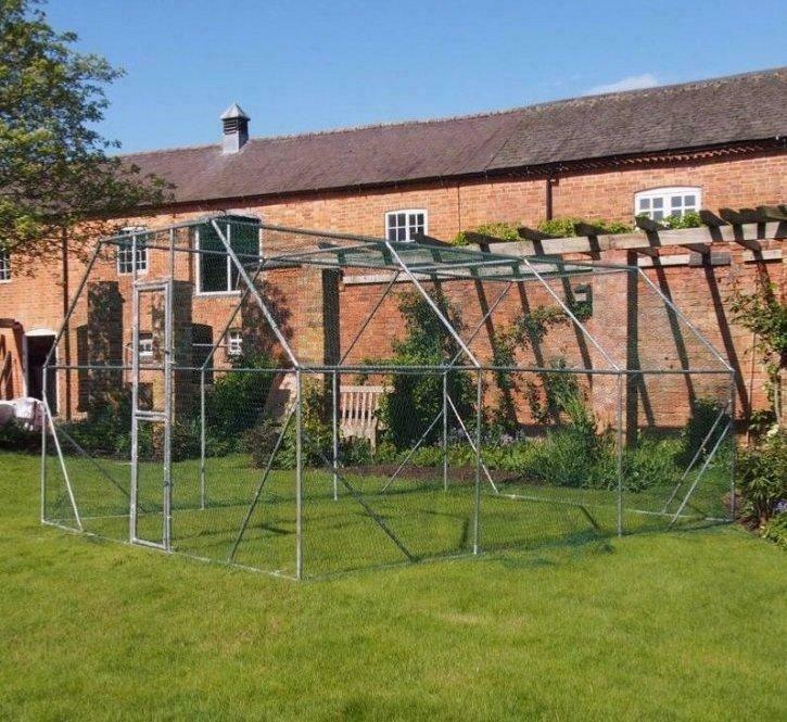 Poulailler Enclos Parc 4x3x2m chatière volière XXL 16m², Envoi, Neuf