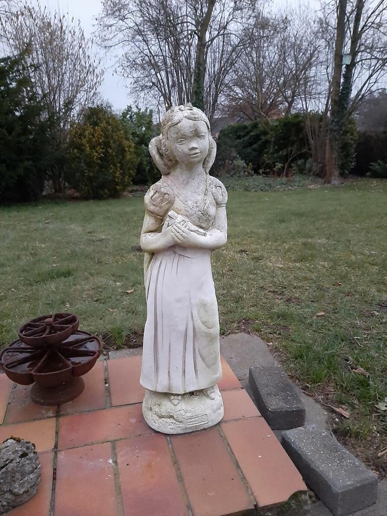 Beeld met inscriptie, Ophalen, Gebruikt