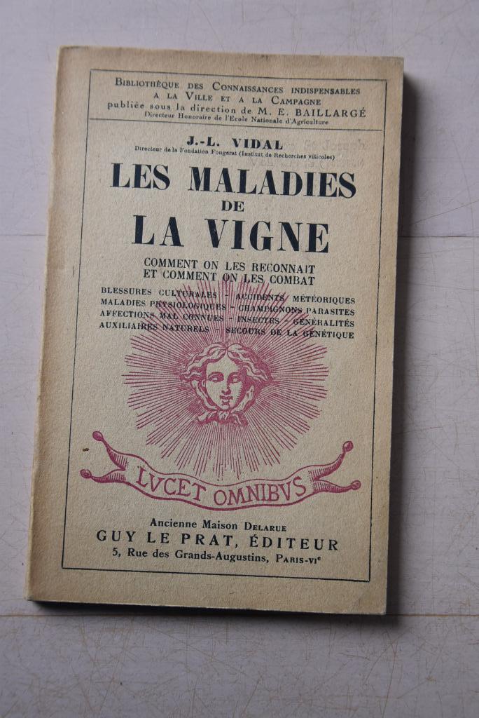 Les maladies de la vigne J-L. Vidal, Verzenden