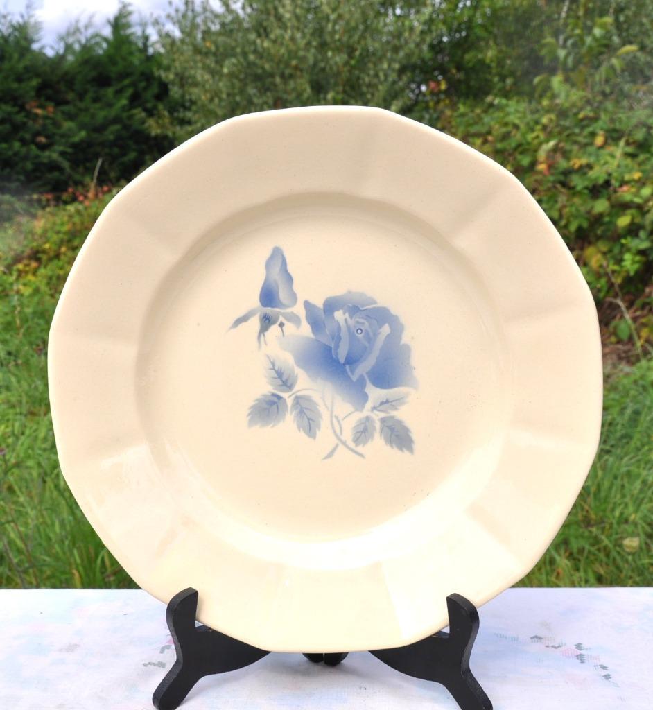 plat rond et plat faïence Sarreguemines Digoin, Enlèvement ou Envoi