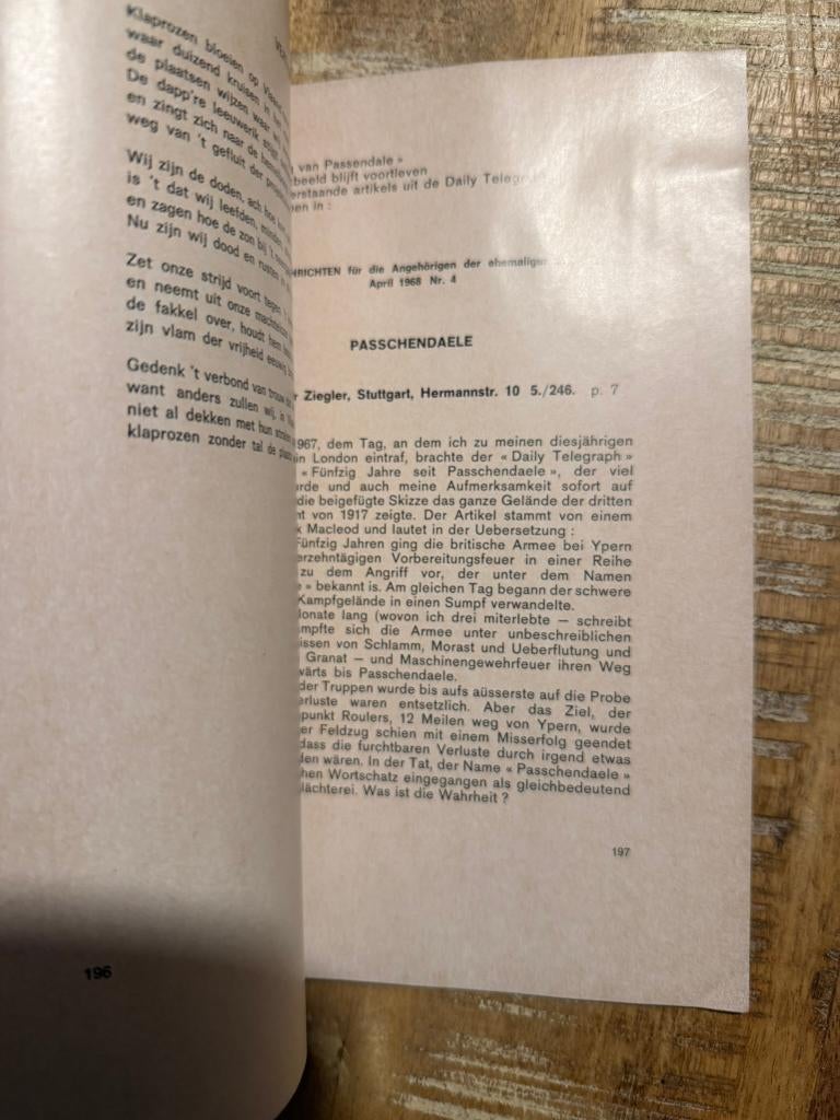 Passendale 1914 - 1918, met hulde aan de gesneuvelden en, Boeken, Gelezen, Gabriel Versavel, Ophalen of Verzenden, Voor 1940