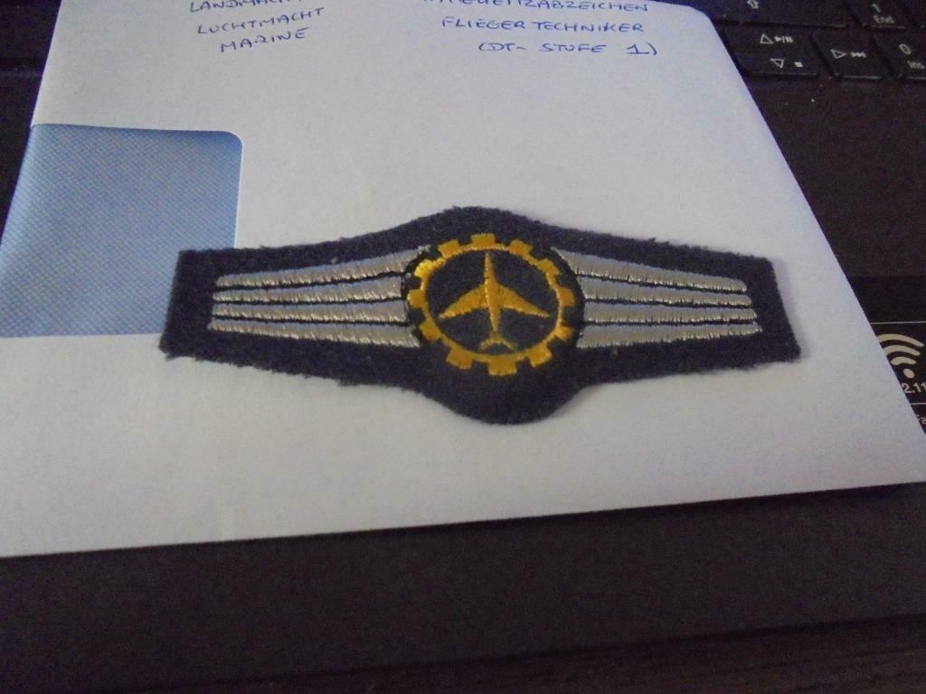 fliegertechniker stufe 1, Verzamelen, Ophalen of Verzenden, Luchtmacht, Embleem of Badge