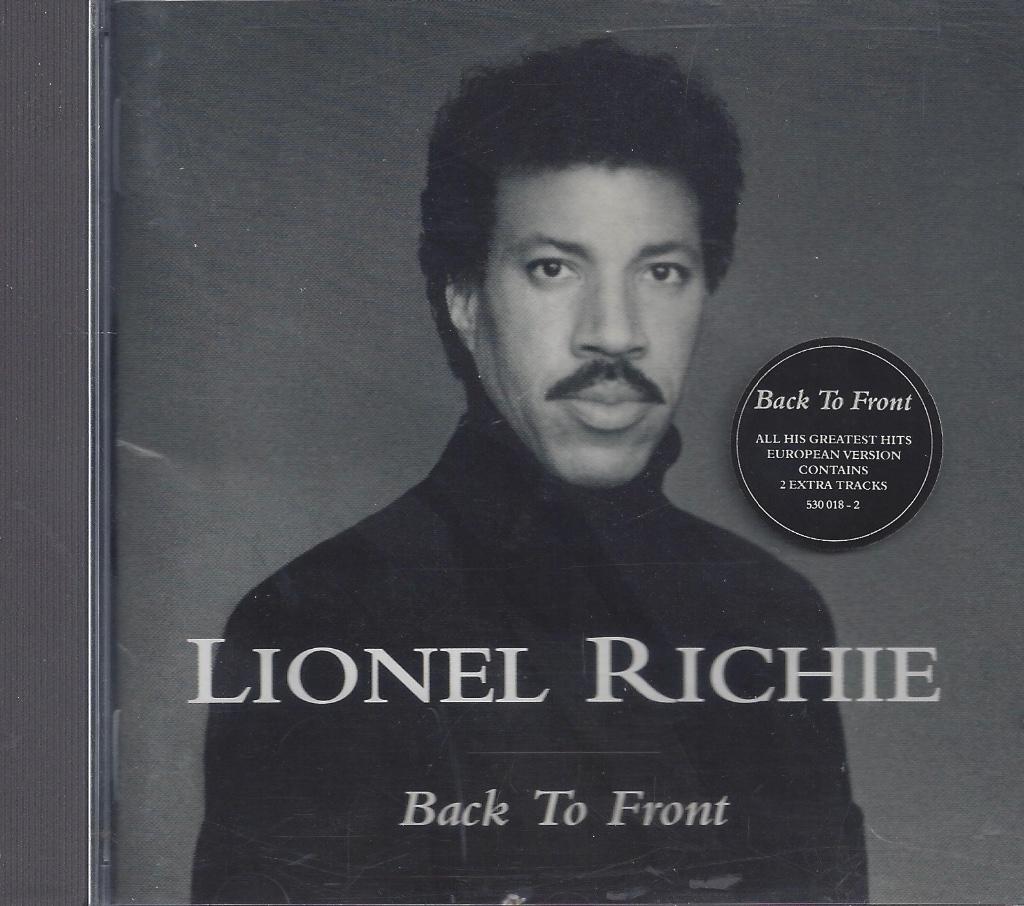 LIONEL RICHIE : BACK TO FRONT (Album CD), Enlèvement ou Envoi, Utilisé, R&B, Coffret