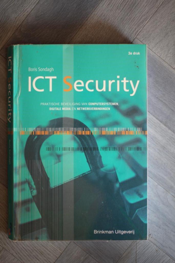 Ict security, Boeken, Informatica en Computer, Gelezen, Boris Sondagh, Ophalen of Verzenden, Hardware