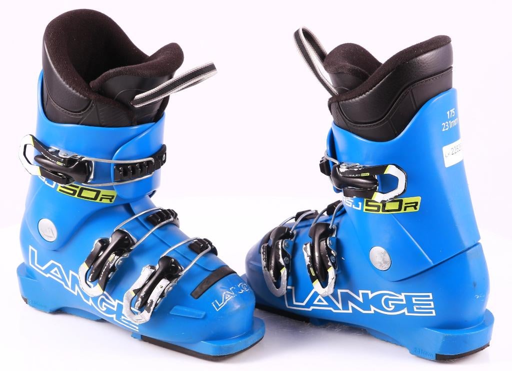27 28 EU kinder skischoenen LANGE RSJ 50 R, blue, Gebruikt, Schoenen, Ophalen of Verzenden, Carve