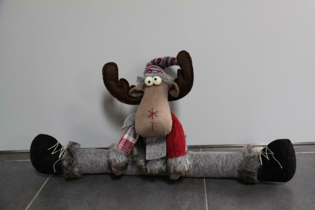 Leuke kerstdecoratie eland tochtrol, Ophalen, Nieuw