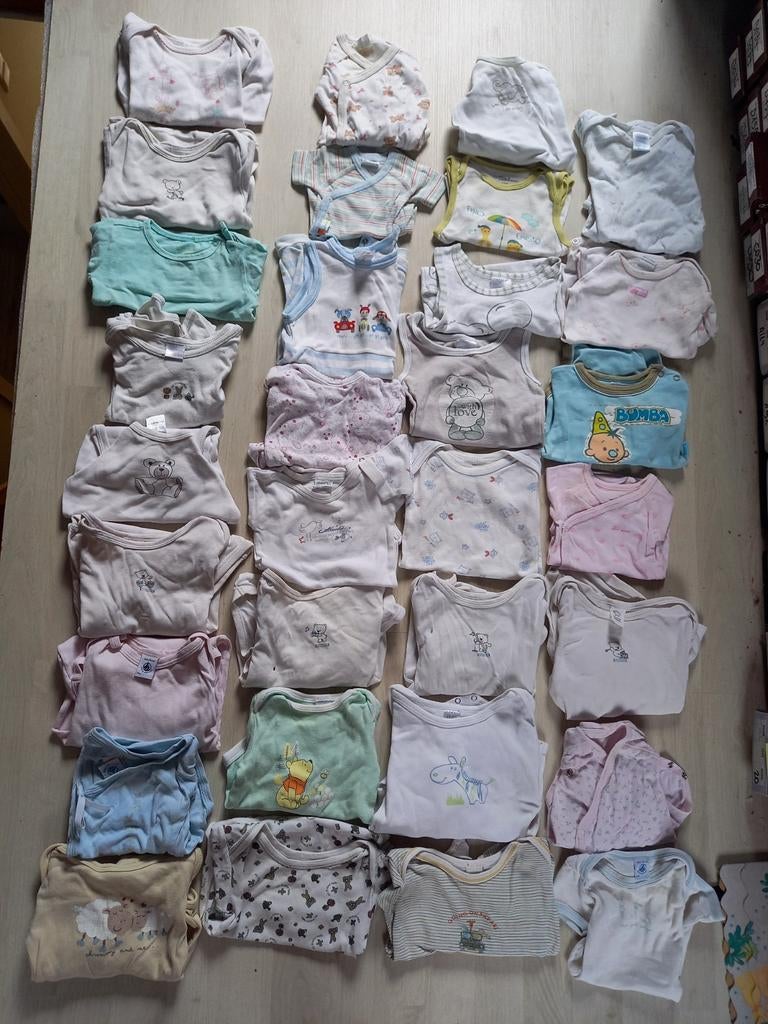 Body's (volledig pakket) maat 50 t.e.m. 92, Ophalen
