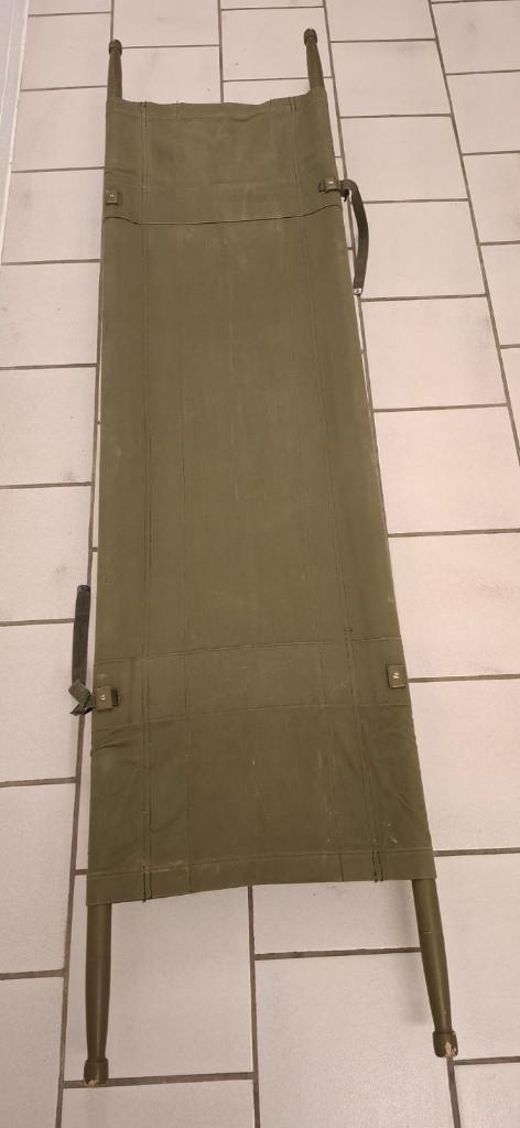 Brancard / Civière militaire US ARMY original – 1979, Enlèvement, Armée de terre