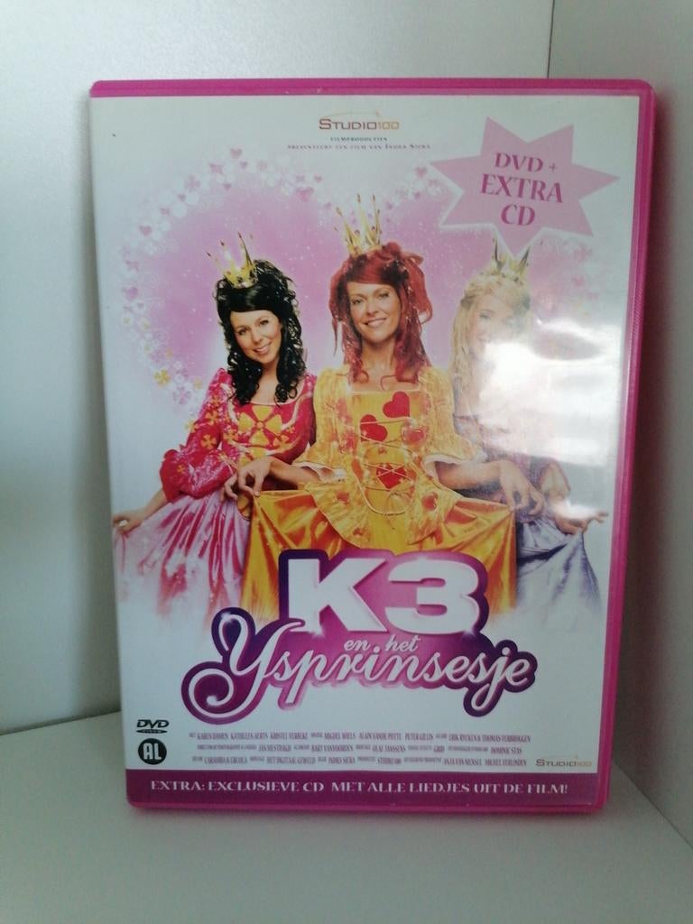 Dvd K3 en het ijsprinsesje, Ophalen of Verzenden