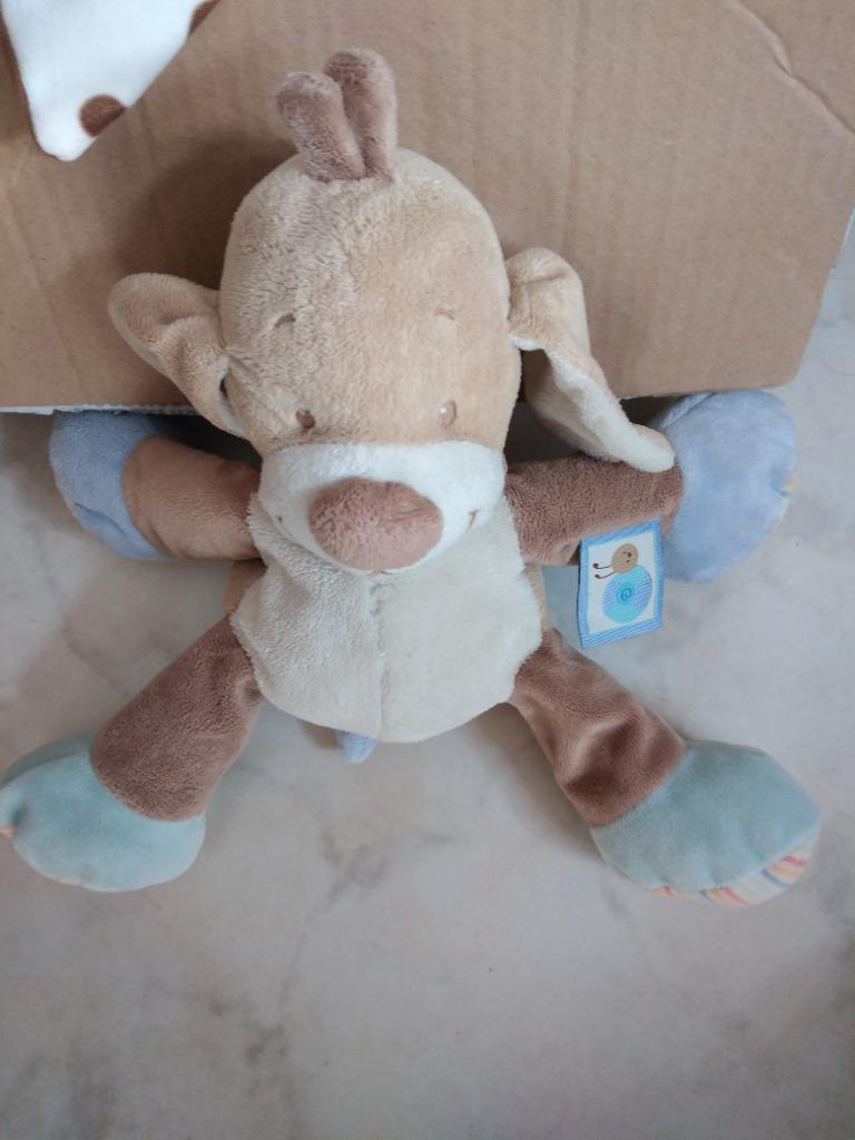 knuffel nattou hond (doos november 2025), Ophalen of Verzenden, Nieuw, Hond