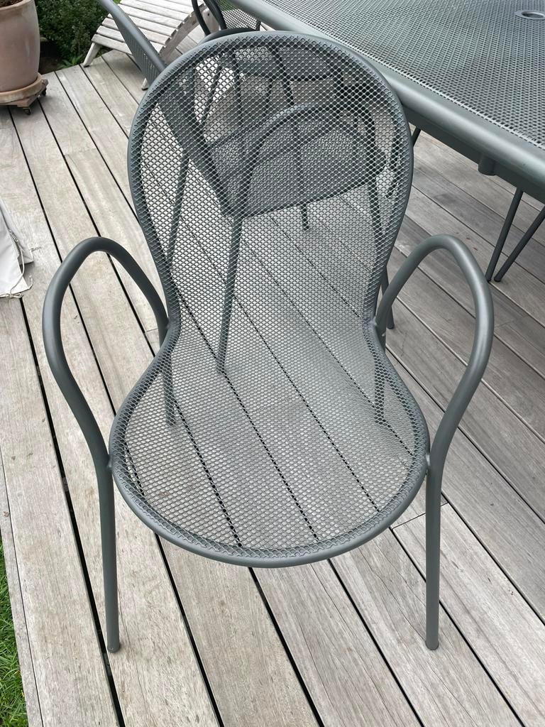 EMU tuinset tafel + 6 stoelen perfecte staat! Made in Italy, Ophalen, 6 zitplaatsen, Zo goed als nieuw, Stoel