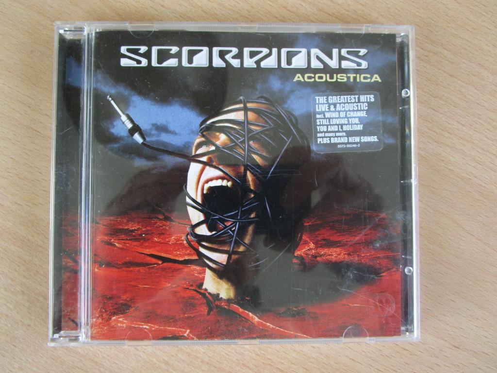 SCORPIONS = ACOUSTICA = HITS LIVE + ACOUSTISCH = CD, Cd's en Dvd's, Ophalen of Verzenden, Zo goed als nieuw