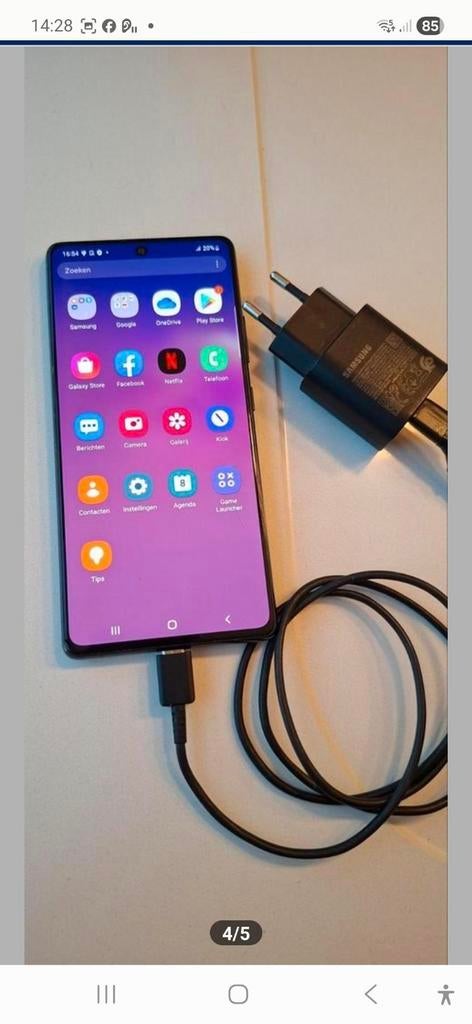 Samsung S10.Lite avec chargeur, Télécoms, Enlèvement ou Envoi