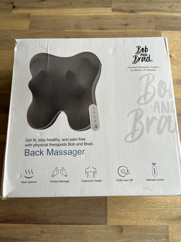 Bob and brad back massager, Enlèvement ou Envoi, Neuf, Chaise de massage ou Coussin