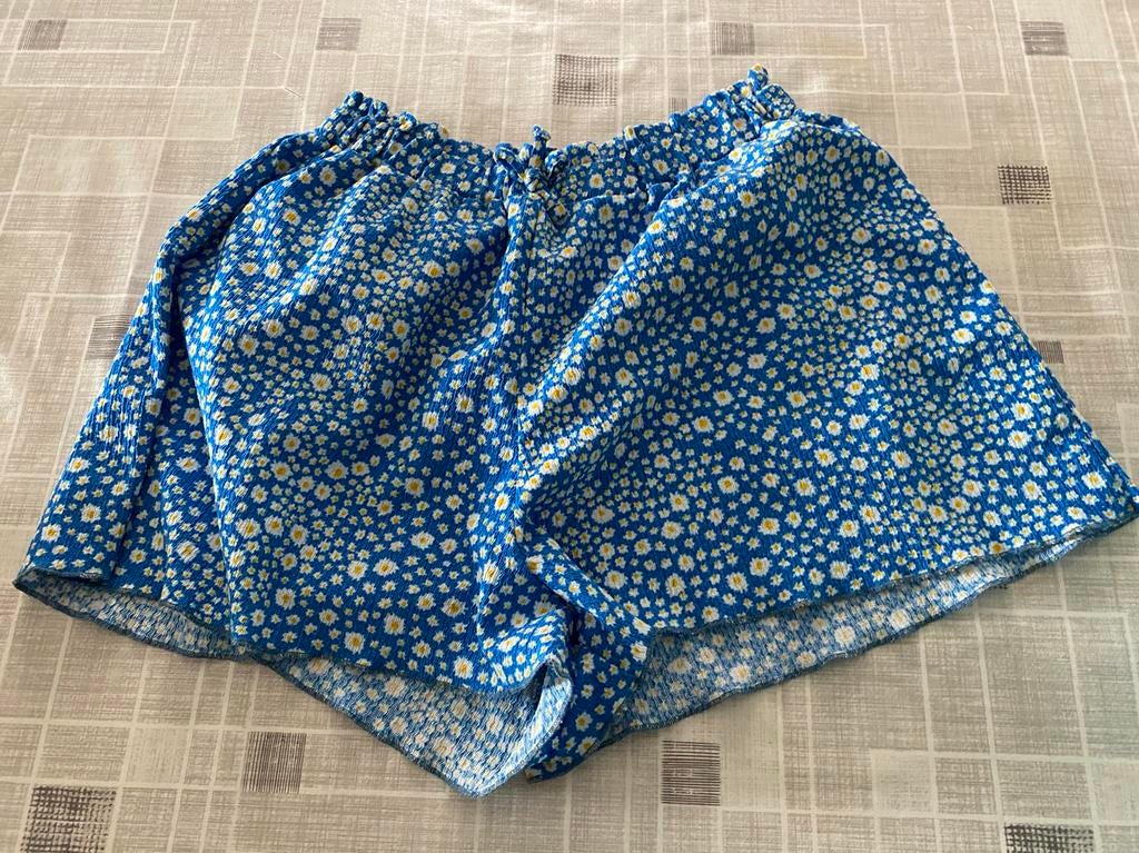 Gebloemde short maat 164, Kinderen en Baby's, Kinderkleding | Maat 164, Ophalen of Verzenden, Gebruikt, Zara, Meisje