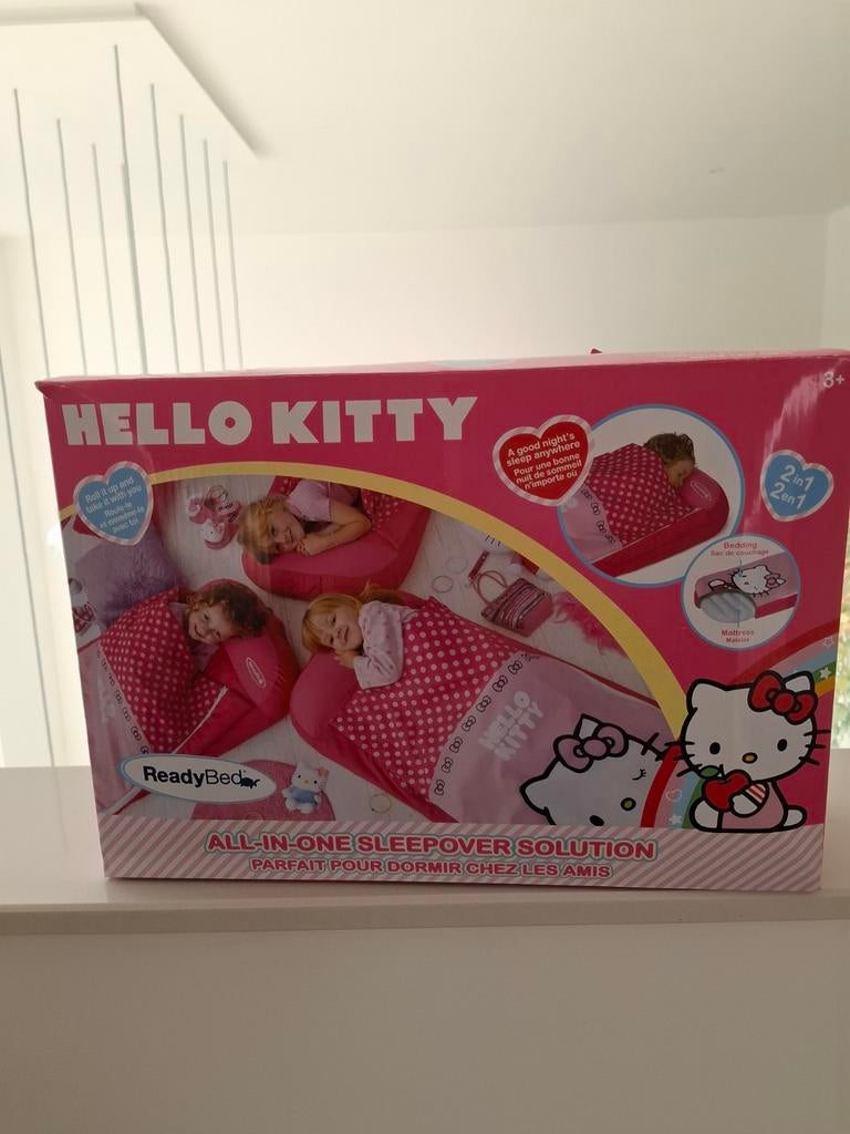 Readybed hello kitty, Ophalen, Ingebouwde pomp, Zo goed als nieuw, 1-persoons