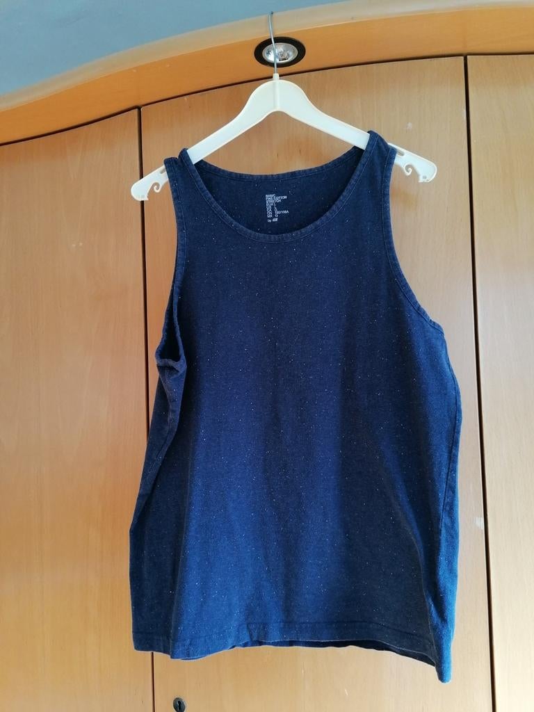 Herensinglet, Vêtements | Hommes, T-shirts, Enlèvement ou Envoi, Taille 52/54 (L), Porté, Bleu
