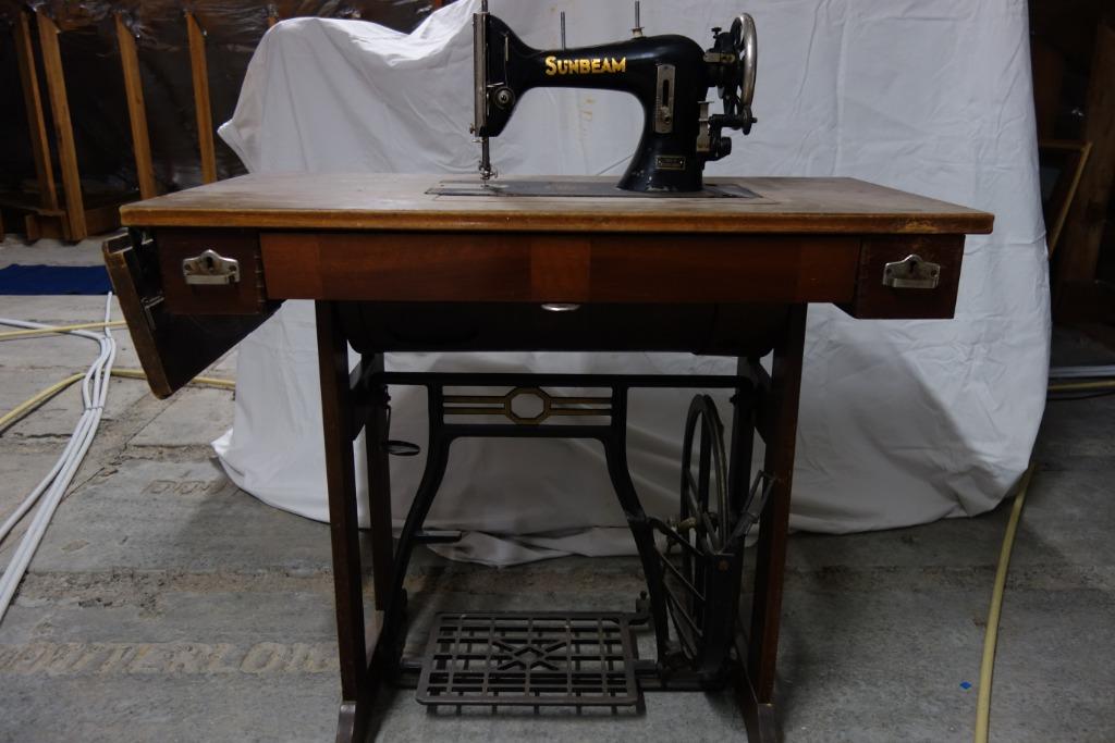 Naaimachine SUNBEAM, Antiek en Kunst, Ophalen