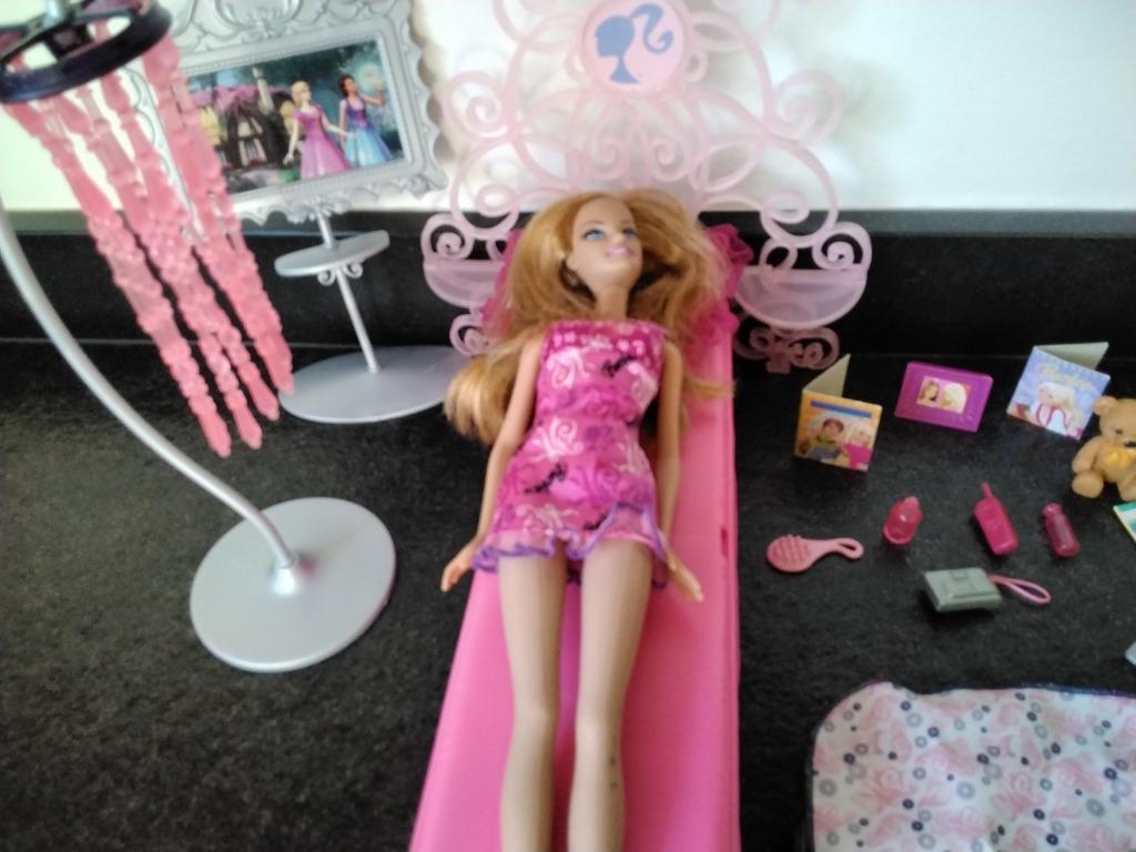 Barbie met bed, Kinderen en Baby's, Ophalen, Gebruikt, Barbie