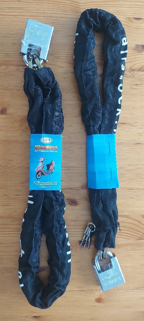Chaîne antivol robuste de1m(pour e-bike/scooter/trottinette), Enlèvement ou Envoi, Neuf, Chaîne antivol