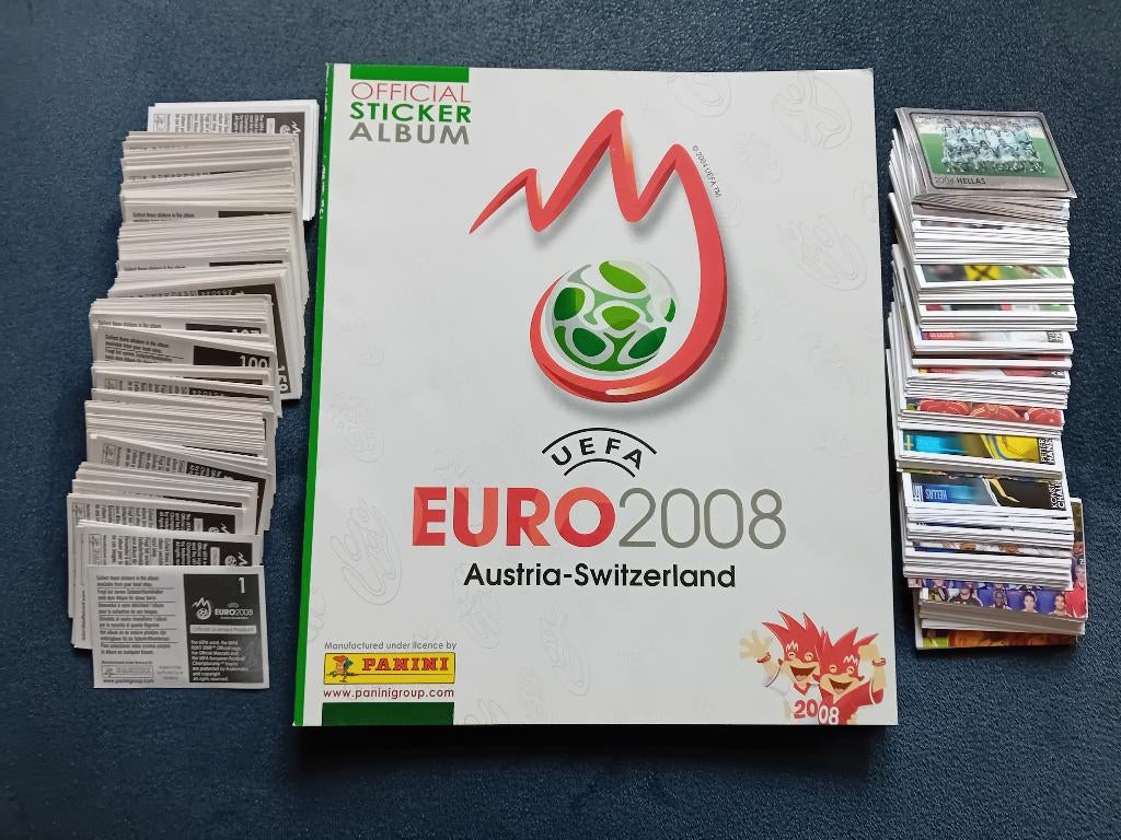 panini EURO 2008 leeg album + alle stickers, Verzamelen, Ophalen of Verzenden, Nieuw, Sport