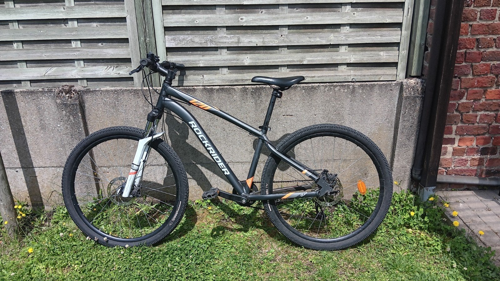 Rockrider mountainbike fiets met disc remmen., Hardtail, Heren, Zo goed als nieuw, Ophalen