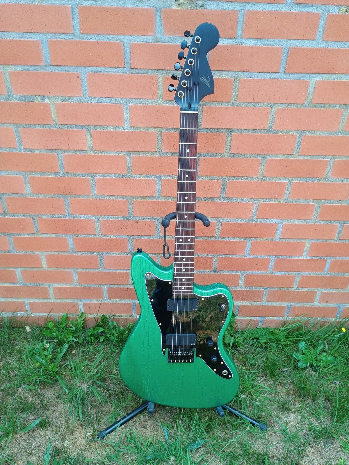 Apollo customa Belgium handbuilt jazzmaster tekoop/ruil, Enlèvement ou Envoi, Comme neuf, Solid body