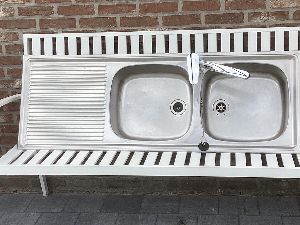 Gootsteen enset kookpotten, Ophalen, Gebruikt, Minder dan 100 cm, 25 tot 50 cm
